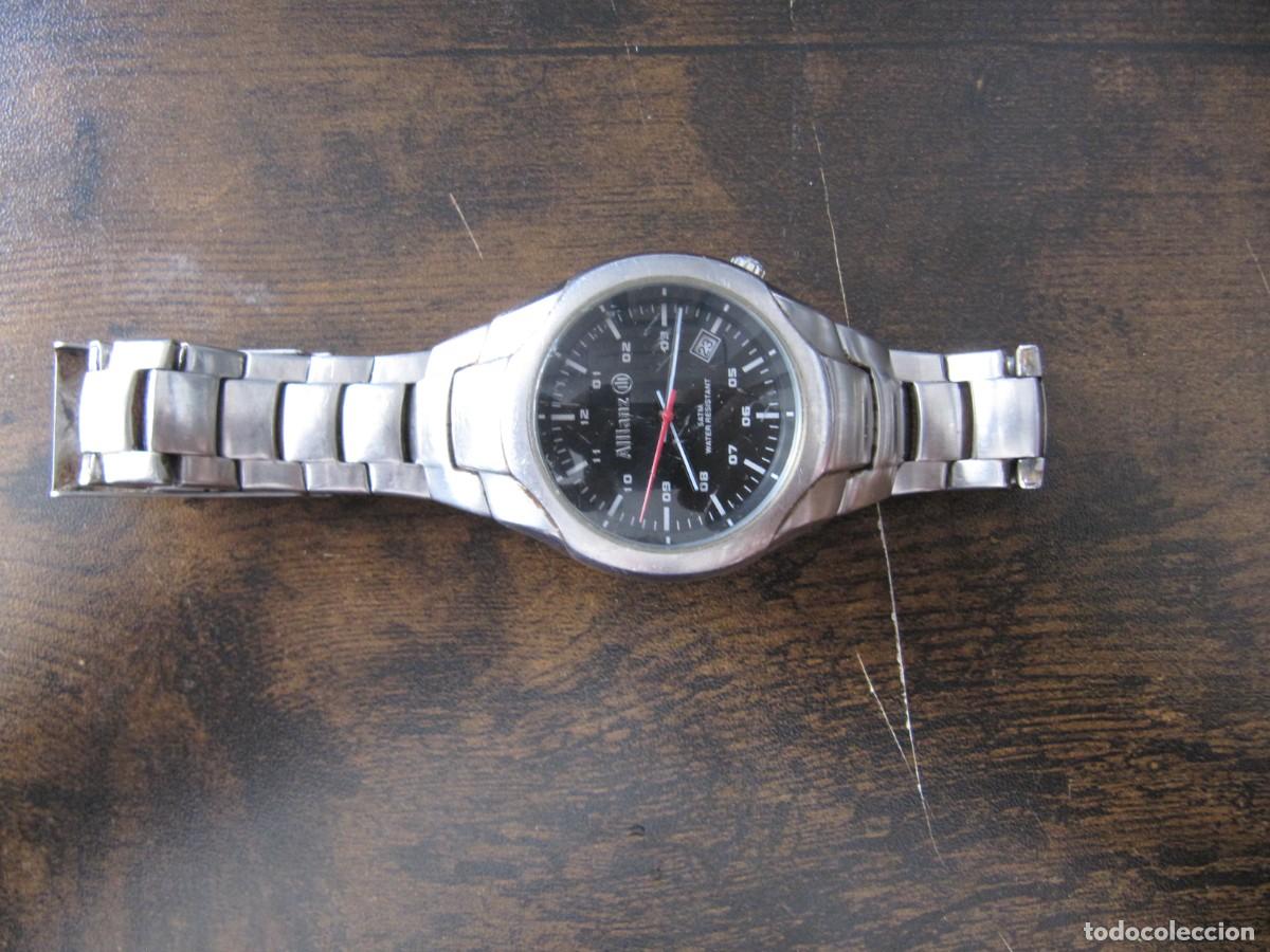 Relojes: ALLIANZ - RELOJ DE PULSERA PROMOCIONAL CON TAPA DE ACERO INOXIDABLE - RESISTENTE AL AGUA