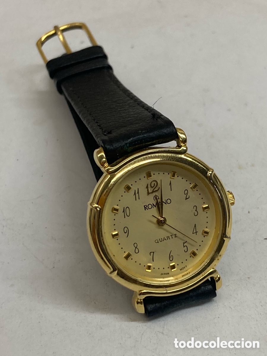 Relojes: Reloj Romano Quartz dorado /CR43-34 - Foto 1