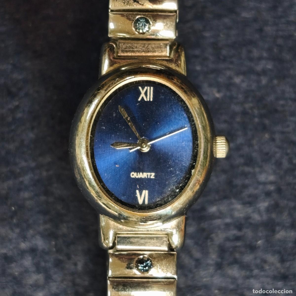 Orologi: RELOJ ARMIS ELASTICO Y CAJA ACERO. MARCA YVES ROCHES. QUARTZ. ESFERA AZUL