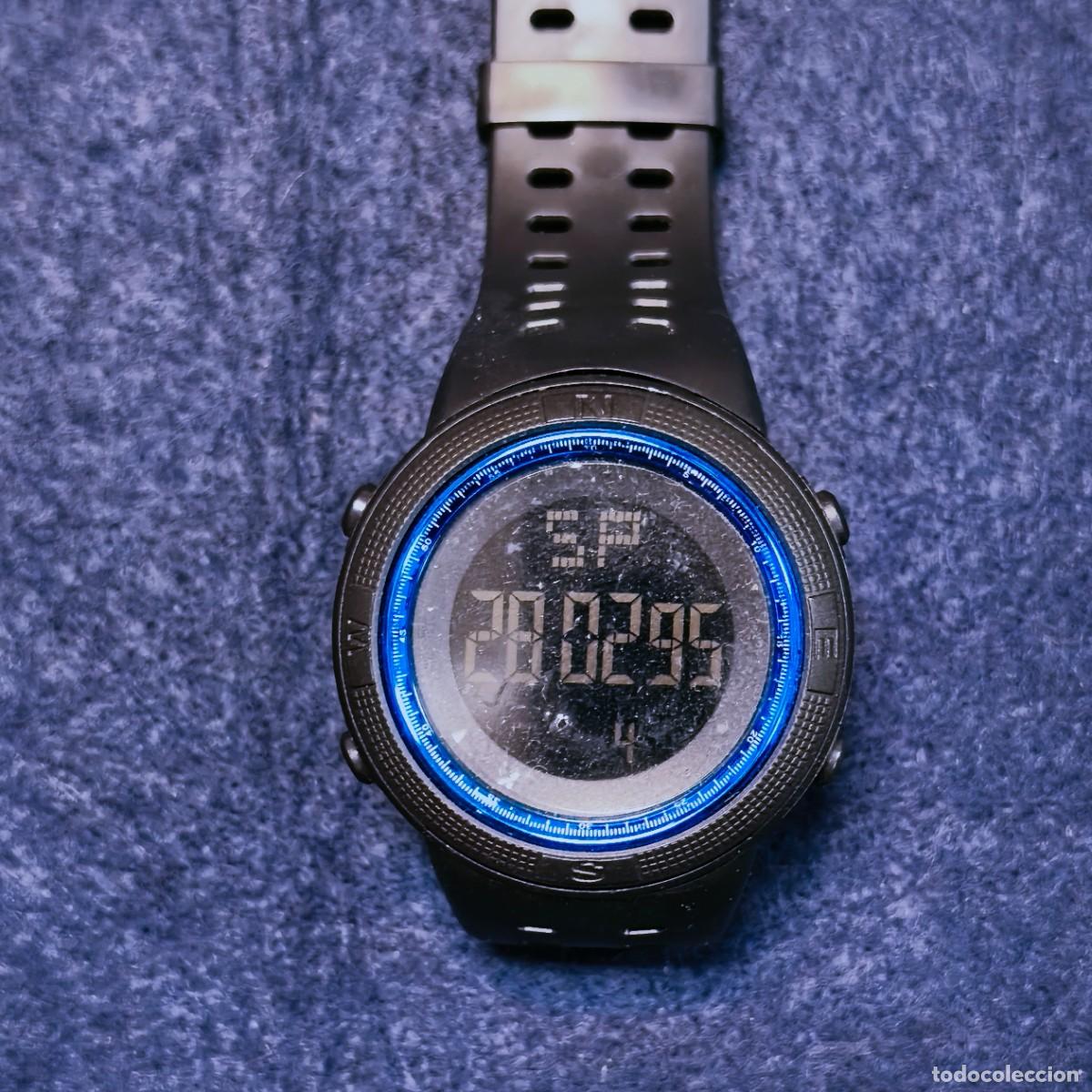 Relojes: RELOJ CORREA CAUCHO NEGRO DIGITAL. QUARTZ - Foto 2