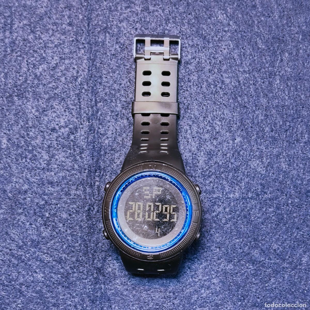 Relojes: RELOJ CORREA CAUCHO NEGRO DIGITAL. QUARTZ - Foto 3