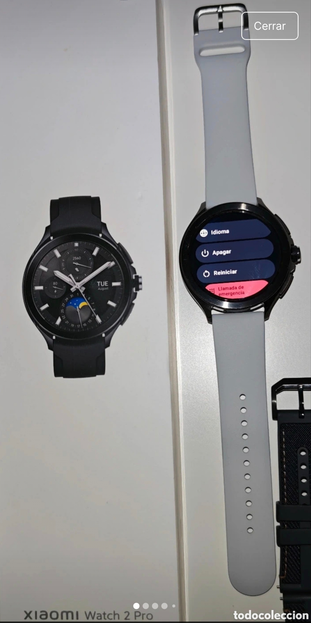 Relojes: Xiaomi watch 2 pro negro + 6 correas (excelente estado)