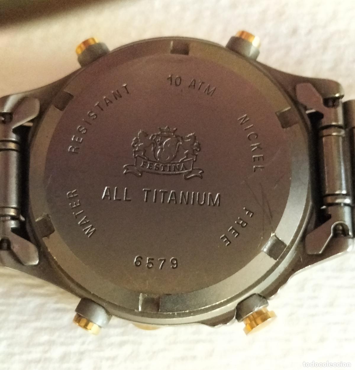 Relojes: RELOJ FESTINA TITANIUM ALARM CRONO (Ref. 6579). - Foto 4