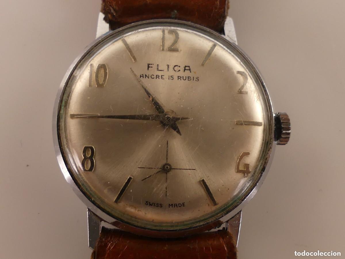 Relojes: RELOJ DE PULSERA MARCA FLICA ANCRE 15 RUBIS