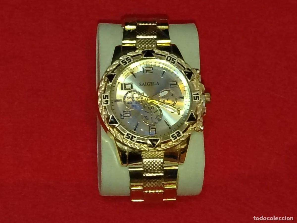 Relojes: RELOJ UNISEX DORADO SAIGELA (ESFERAS DORADAS)