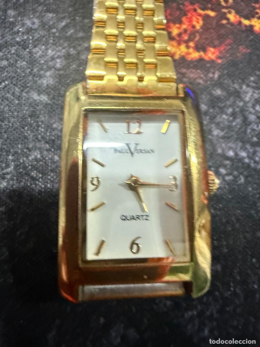 Relojes: Paul Versan Paris Vintage Quartz Watch Gold Plated 3 Micron &ndash; 3ATM &ndash; Date
