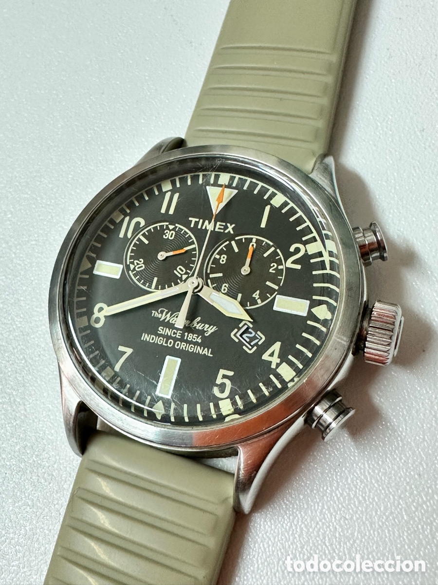 Relojes: Reloj TIMEX CHRONOGRAPH The Waterbury SINCE 1854 INDIGLO ORIGINAL