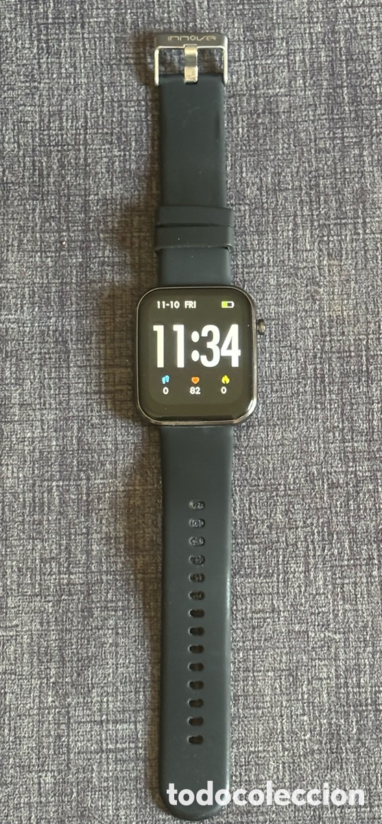 Relojes: Smartwatch Innova Fitness Squall SW/31B Negro - Reloj Inteligente Pulso SpO2 Box
