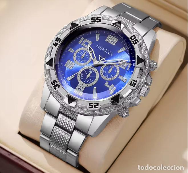 Relojes: Reloj para hombre de pulsera con esfera grande de negocio