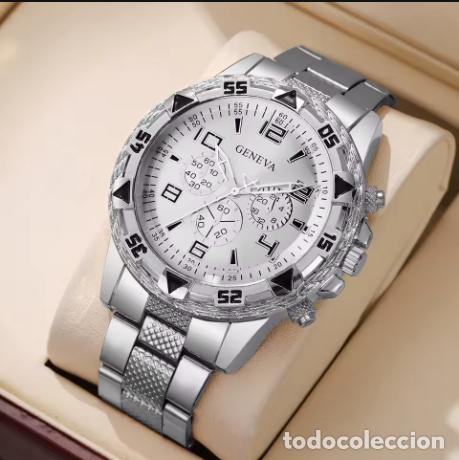 Relojes: Reloj para hombre de pulsera con esfera grande de negocio