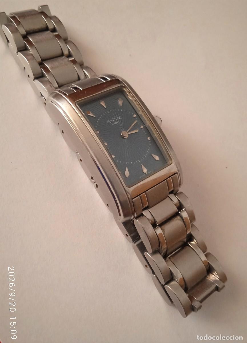Relojes: RELOJ ALCN DIONC QUARTZ ACERO CROMADO. - Foto 4