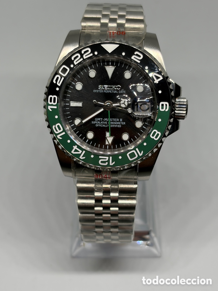 Relojes: Seiko Mod GMT-Master II &rdquo;Sprite&rdquo; Automatic - NH34 - Foto 2