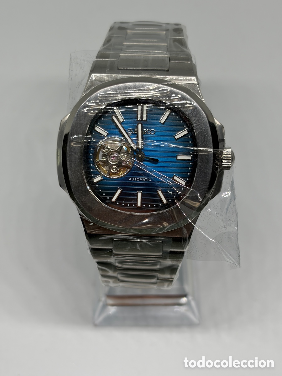 Relojes: Seiko Mod Nautilus Open Heart Automatic - NH38 - Foto 2