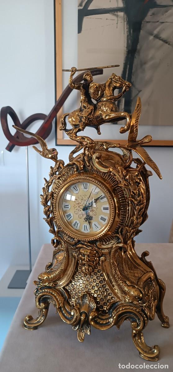 Relojes: GRAN RELOJ DE BRONCE (LATON) Estilo cl&aacute;sico. - Foto 1