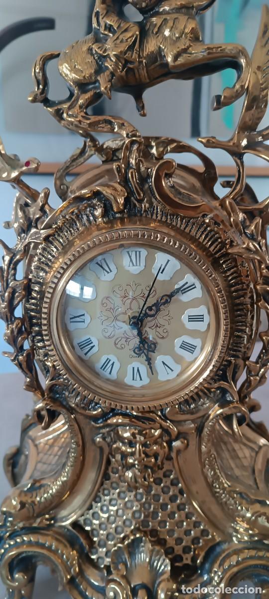 Relojes: GRAN RELOJ DE BRONCE (LATON) Estilo cl&aacute;sico. - Foto 3