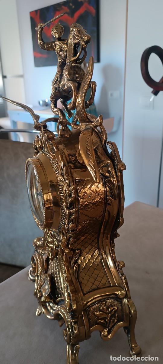 Relojes: GRAN RELOJ DE BRONCE (LATON) Estilo cl&aacute;sico. - Foto 4
