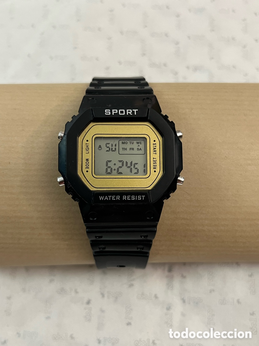 Relojes: ✅ Reloj digital LCD cron&oacute;grafo hombres a estrenar