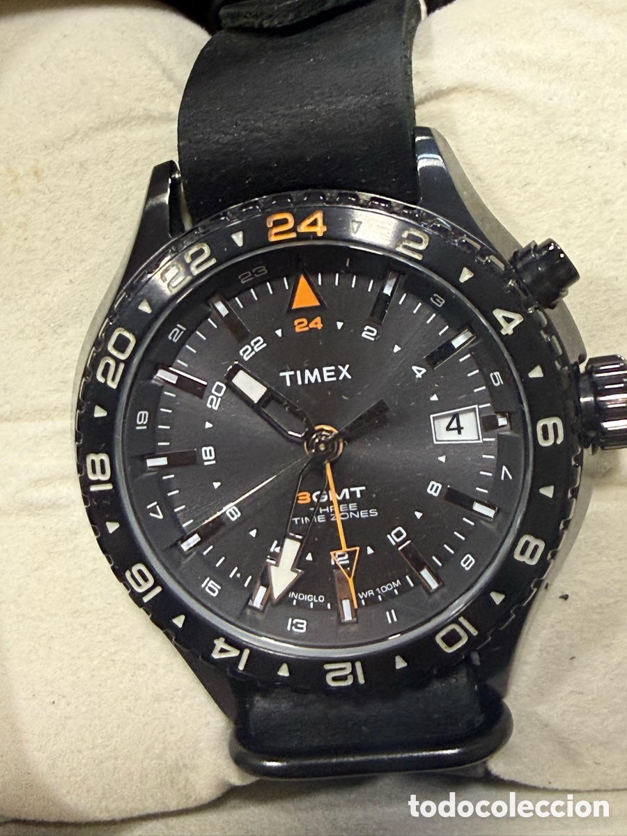 Relojes: Reloj timex inteligente cuarzo 3 GMT - Foto 3