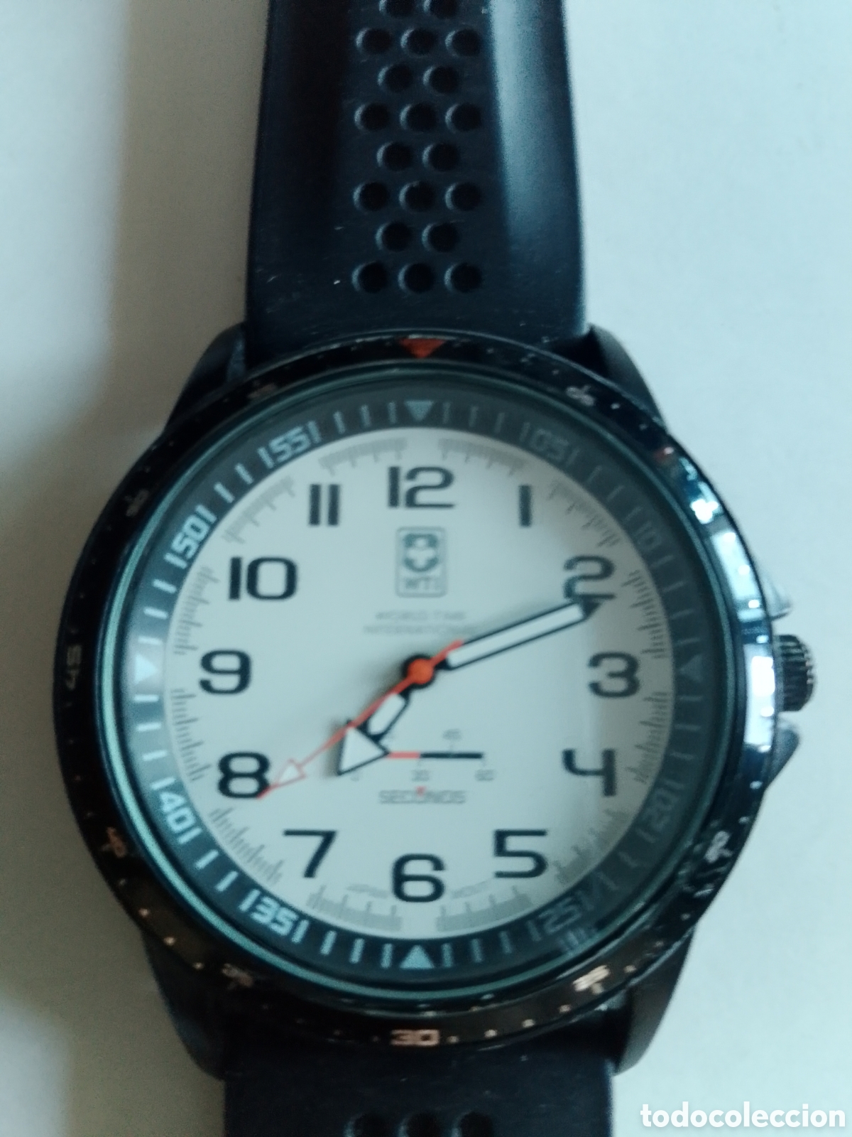 Relojes: Reloj de pulsera caballero WTI (World Time International).Modelo &rdquo;Night Spy&rdquo;.
