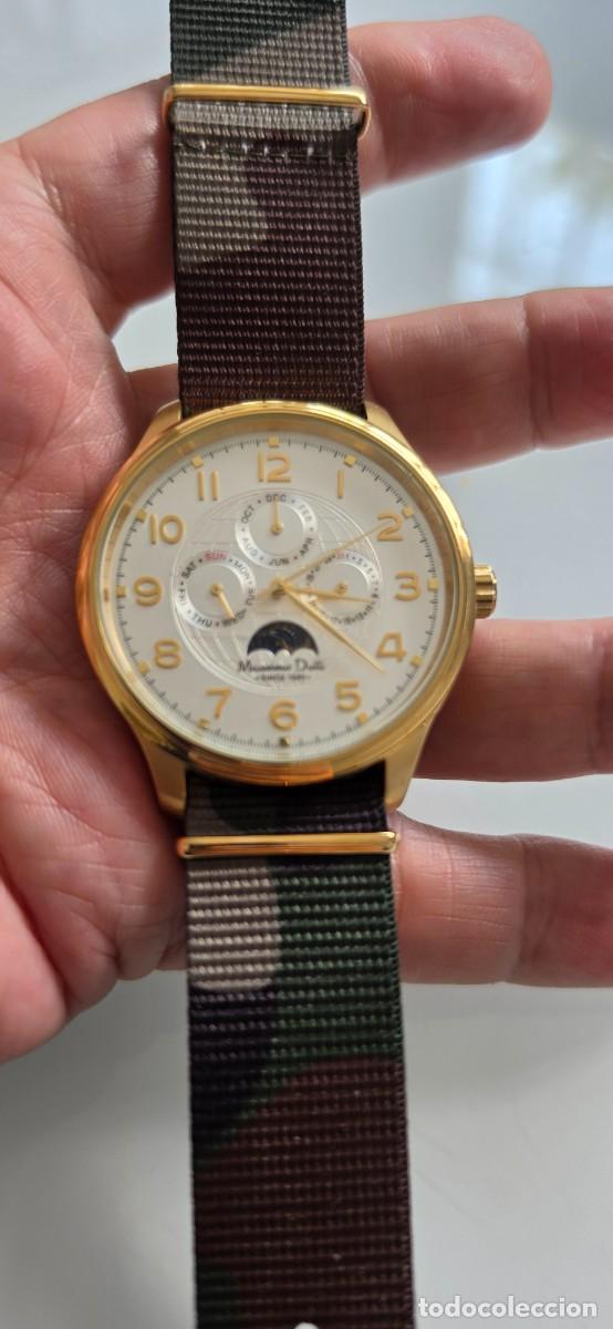 Relojes: Precioso reloj Massimo Dutti fase lunar y complicaciones cuarzo