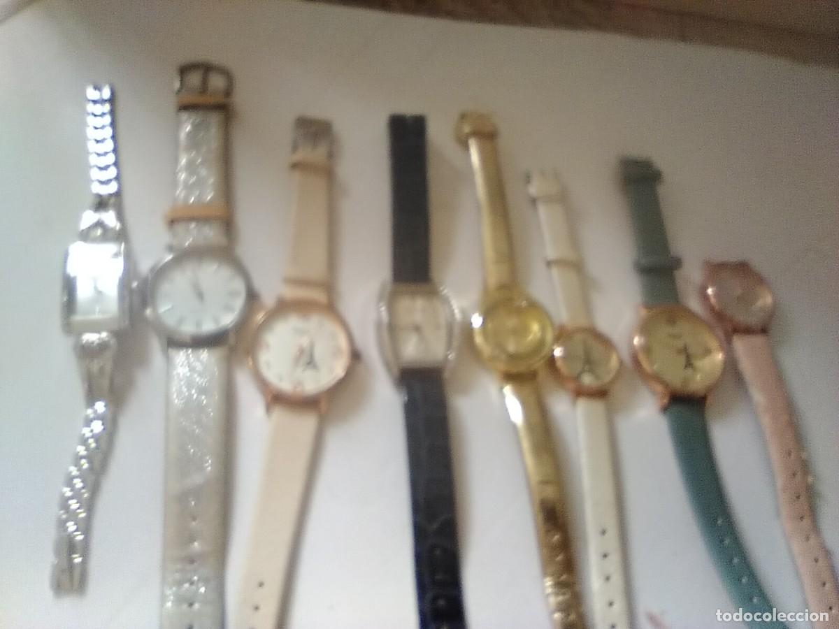 Relojes: lote de n 8 relojes sin probar a farta de pilas 2 cote d azur resto diferente