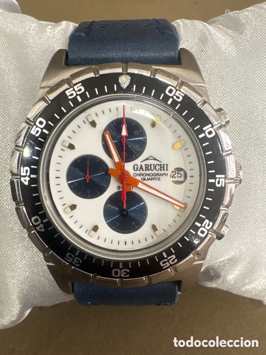 Rel&oacute;gios: Reloj GARUCHI cron&oacute;grafo,41mm sin contar corona*nuevo sin usar*