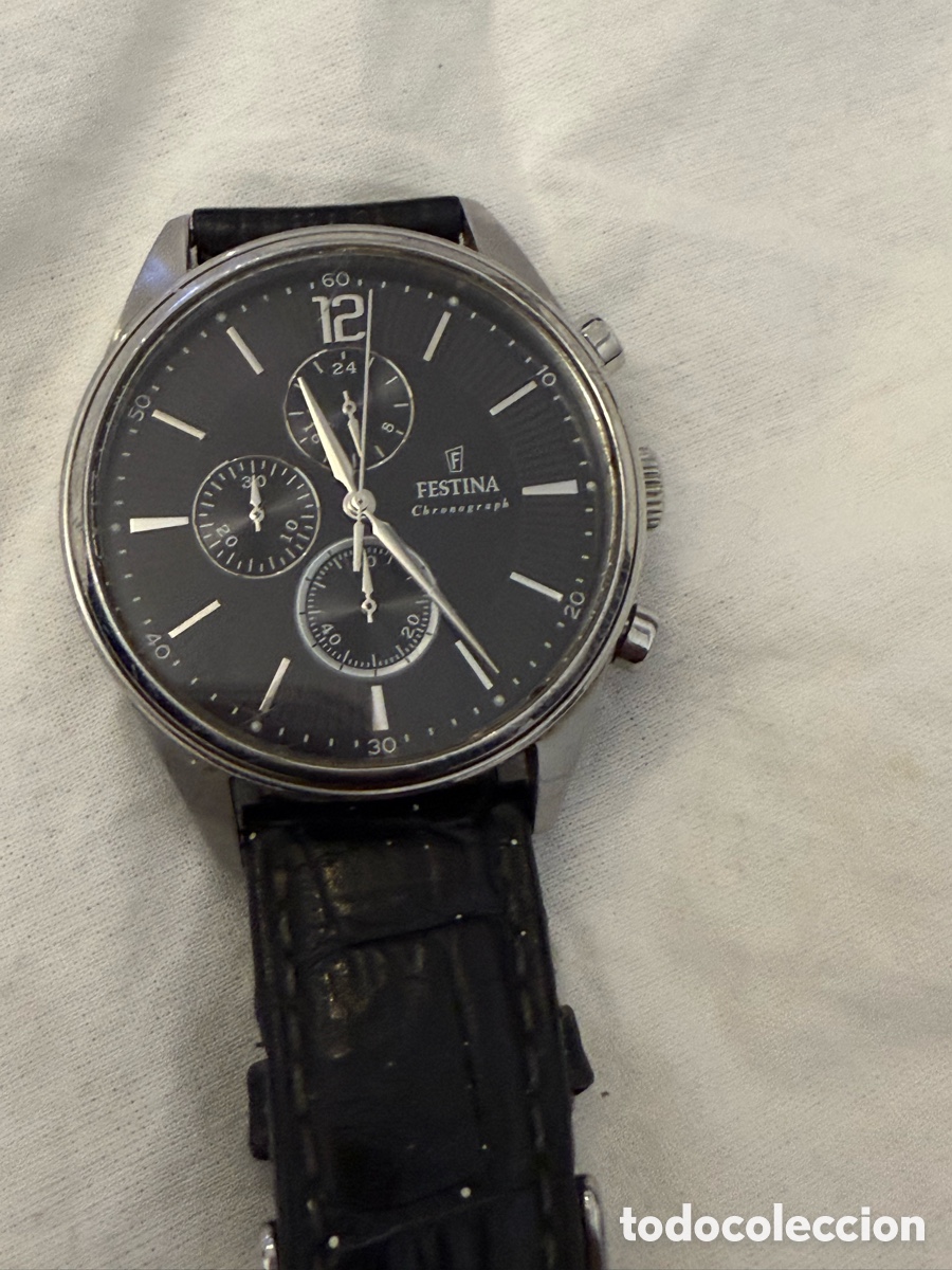 Relojes: Reloj de colecci&oacute;n FESTINA Chronograph F20286 &ndash; Esfera grande 43,8 mm &ndash; Funcionando