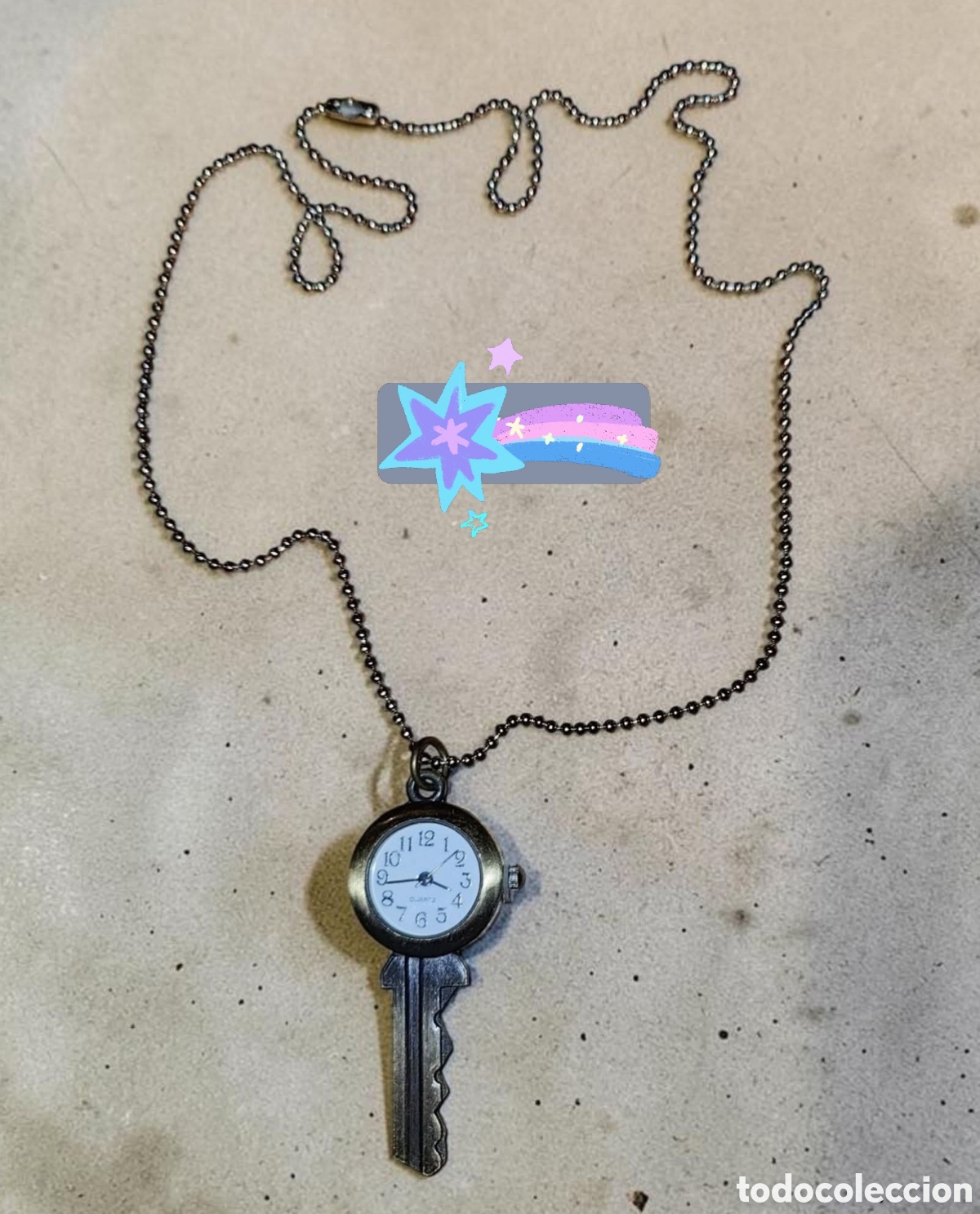 Relojes: :::: AB35 - COLGANTE RELOJ CON CADENITA DE ACERO