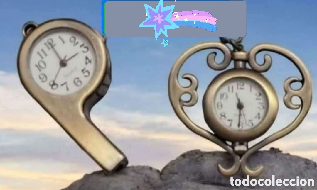 Relojes: :::: EN46 - LOTE DE DOS COLGANTES RELOJ