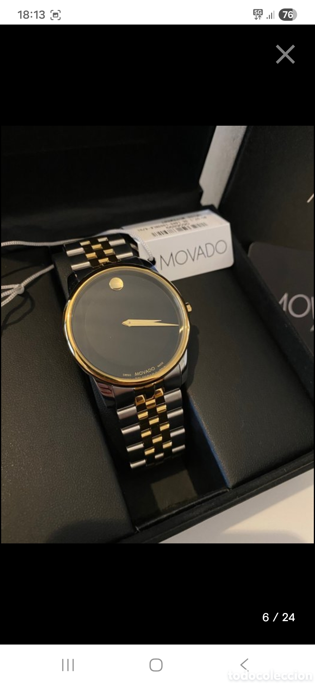 Relojes: Movado thin classic acero y oro - Foto 3