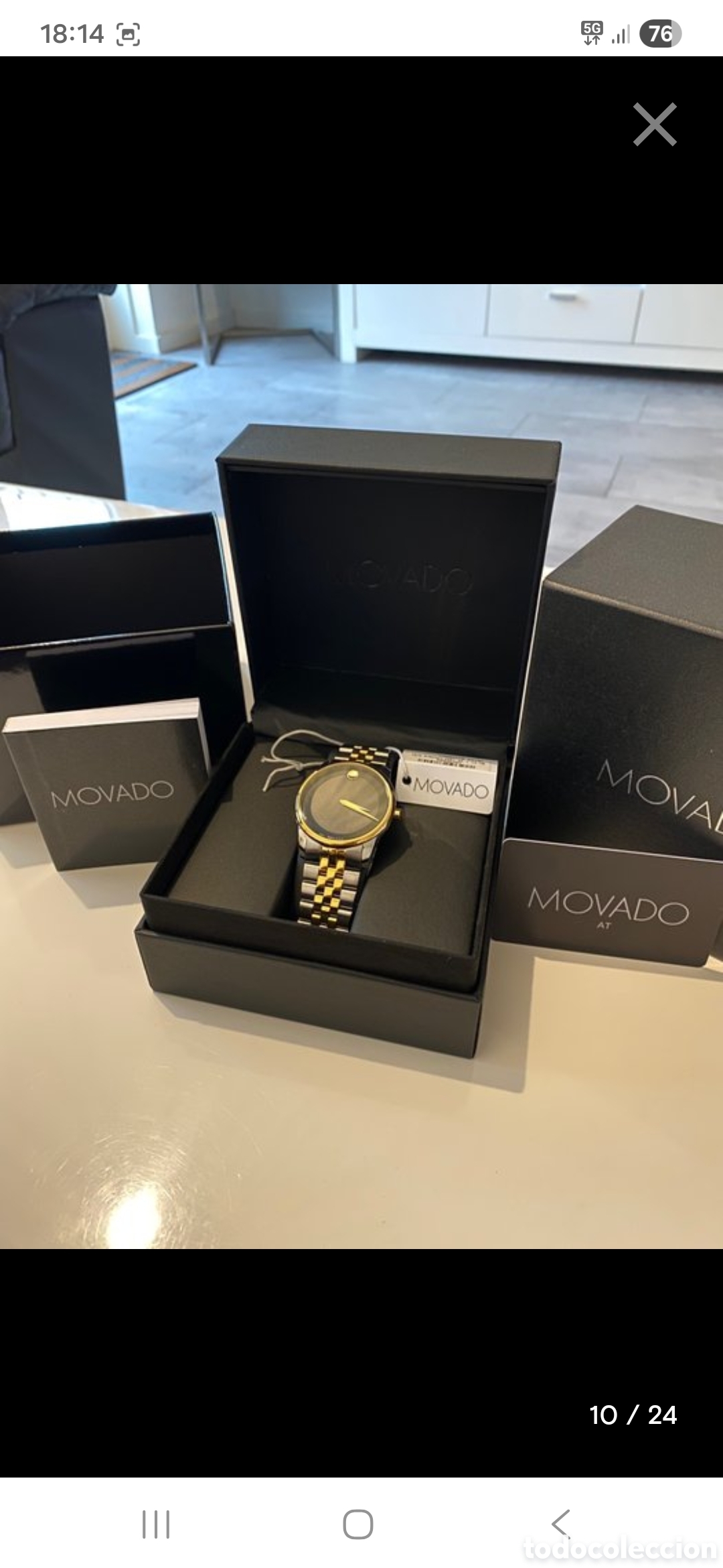 Relojes: Movado thin classic acero y oro - Foto 4