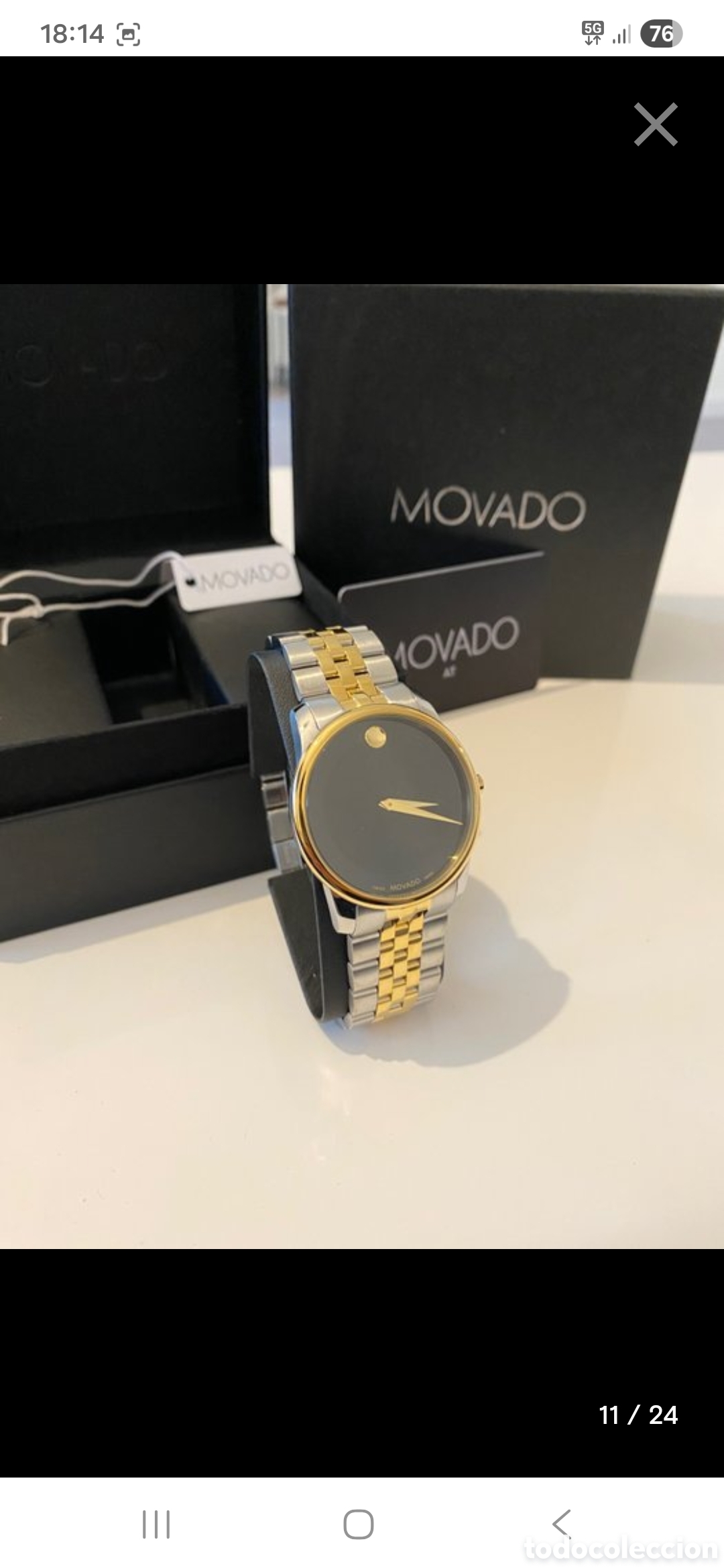 Relojes: Movado thin classic acero y oro - Foto 5