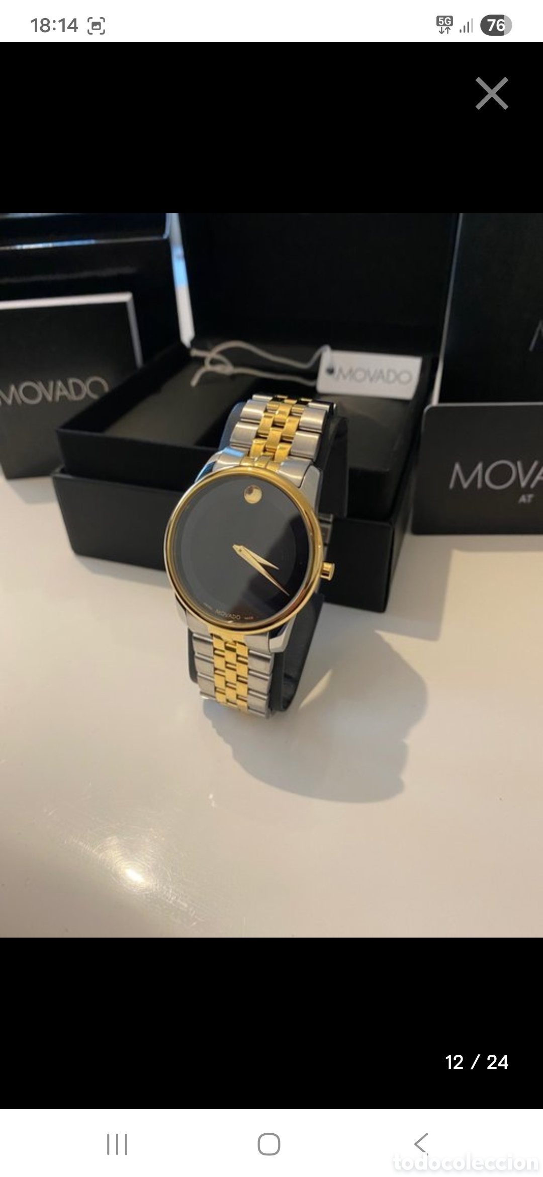 Relojes: Movado thin classic acero y oro - Foto 6