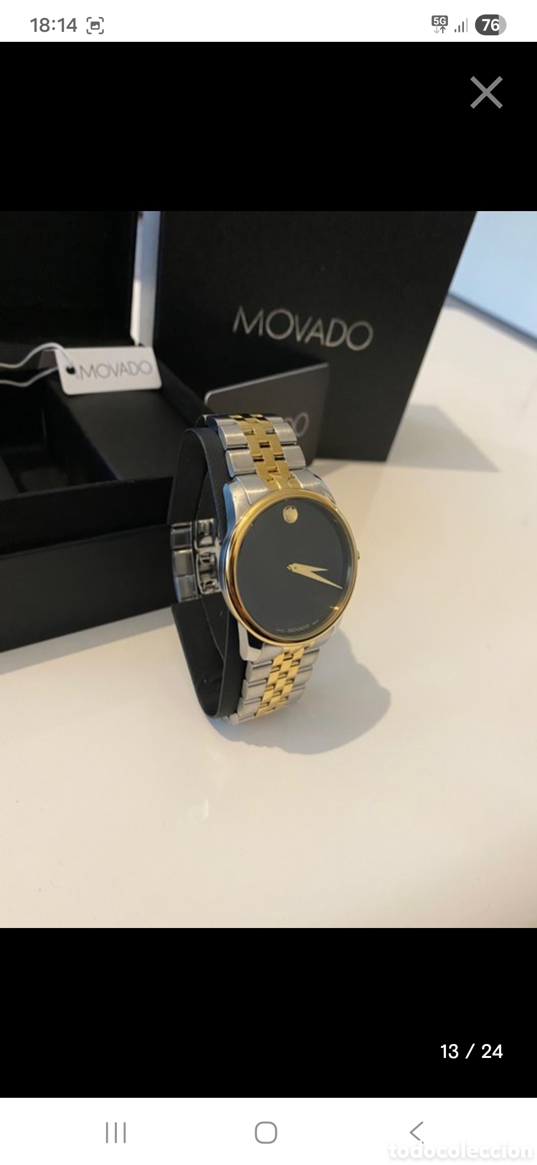 Relojes: Movado thin classic acero y oro - Foto 7