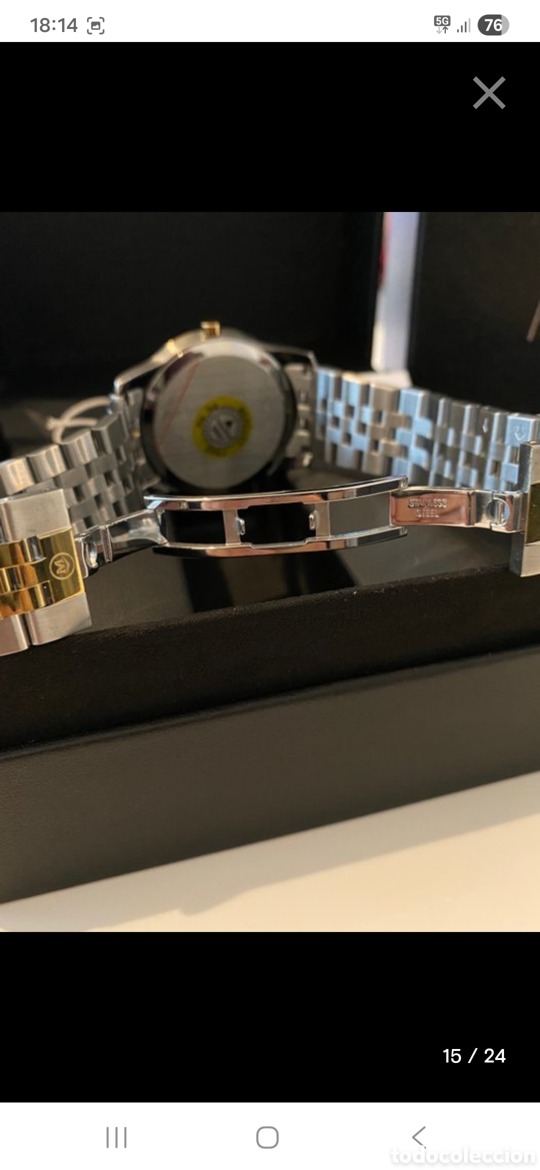 Relojes: Movado thin classic acero y oro - Foto 9