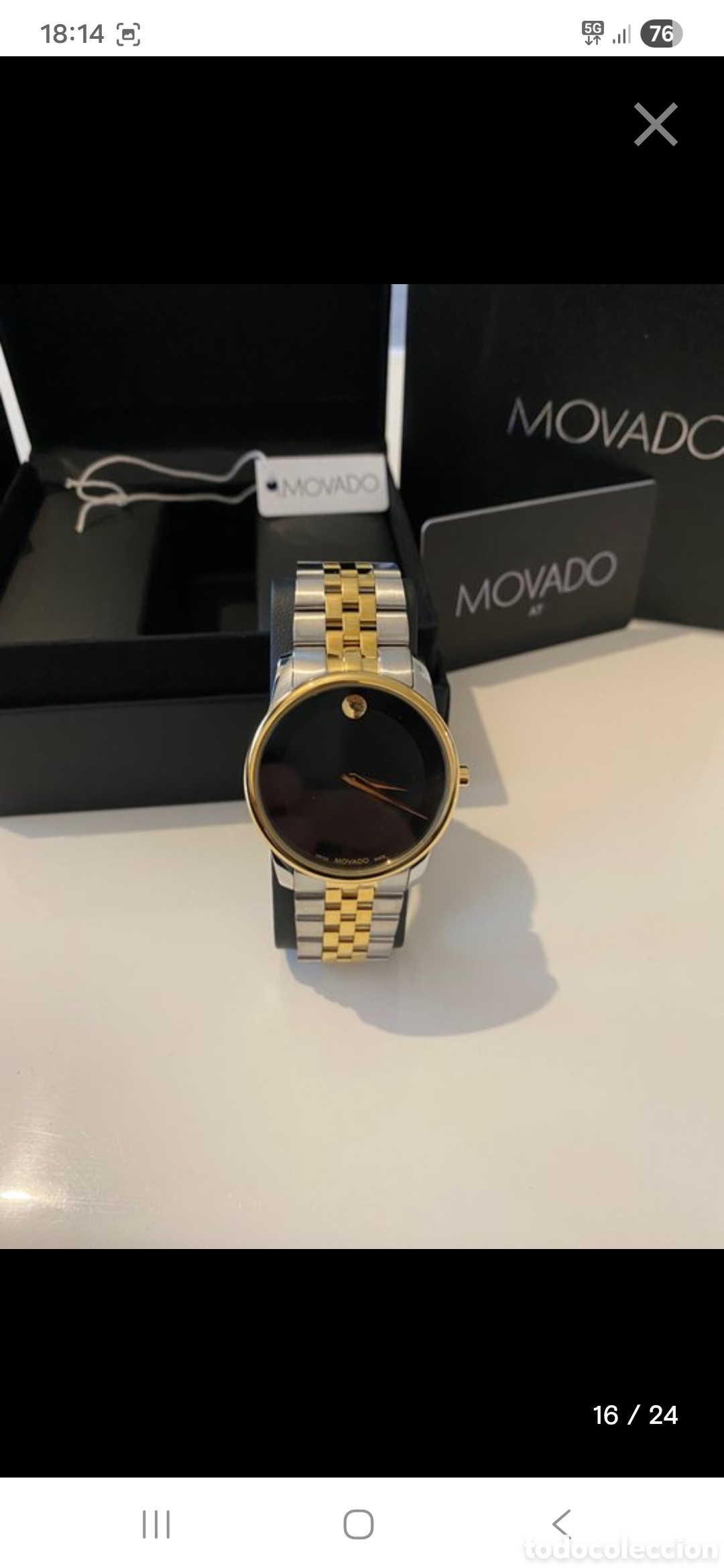 Relojes: Movado thin classic acero y oro - Foto 10