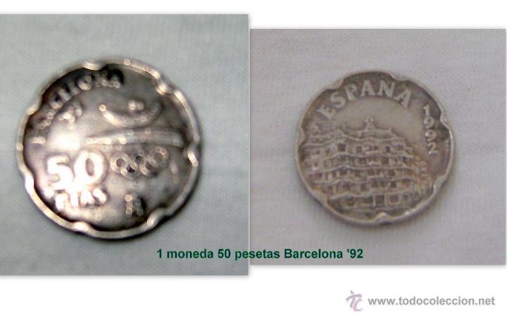 Reproductions billets et monnaies: LOTE 84 MONEDAS DE 1, 5, 50 PESETAS. EST&Aacute; LA DESCRIPCI&Oacute;N EN CADA FOTO.