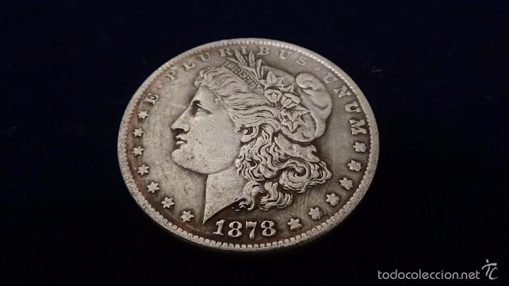 Replikate von Banknoten und M&uuml;nzen: 1 d&oacute;lar Morgan 1878 P