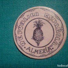 Reproducciones billetes y monedas: CARTÓN MONEDA DE USO PROVISIONAL - ALMERÍA - 30 CÉNTIMOS