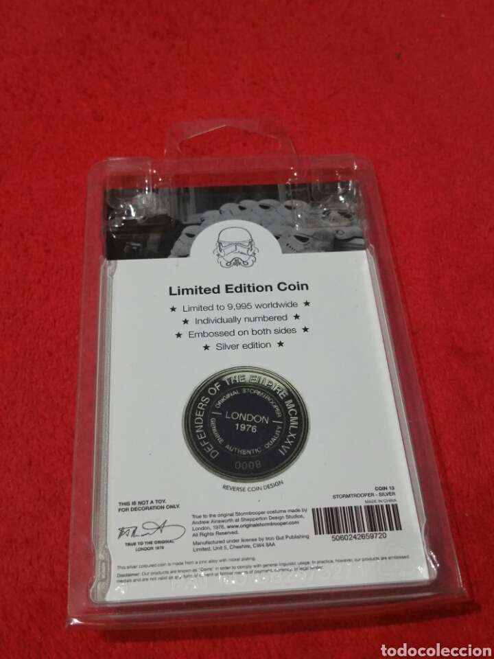 Reproducciones billetes y monedas: MINEDA STAR WARS - Foto 2