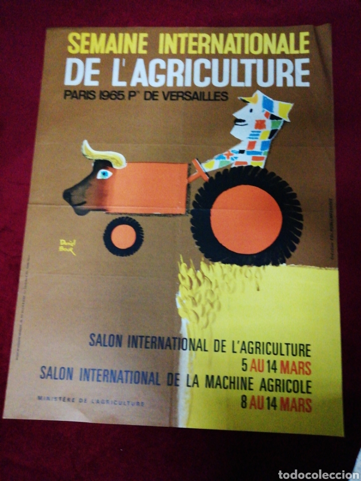 Antiguo Cartel De La Semaine Internationale De Sold Through