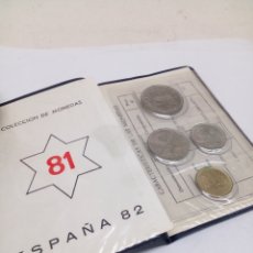 Reproducciones billetes y monedas: SERIE NUMISMATICA ESPAÑA MUNDIAL 82. Lote 141346885