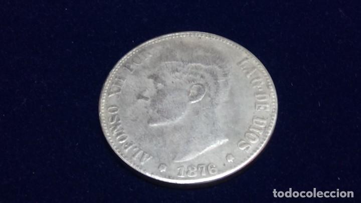 Replikate von Banknoten und M&uuml;nzen: 5 pesetas 1876 - Alfonso XII