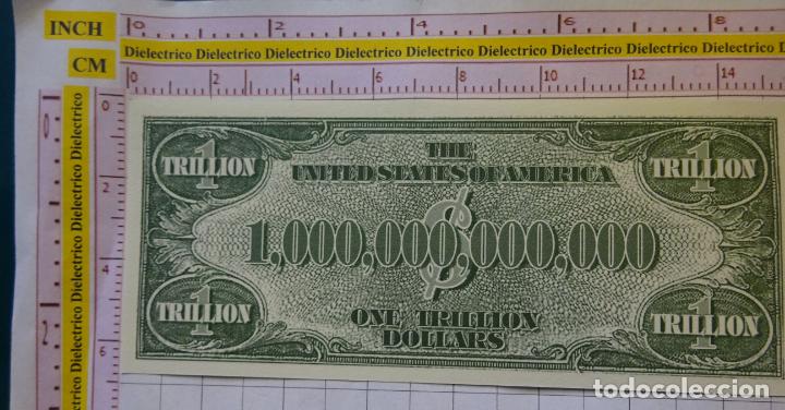 Billete De Un Billon De Dolares Americanos