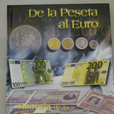Reproducciones billetes y monedas: LIBRO COMPLETO DE 120 BILLETES FACSÍMIL. DE LA PESETA AL EURO. IDEAL GRANADA. 600 GR