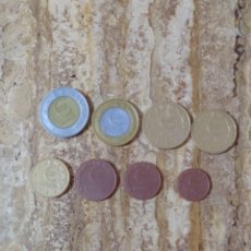 Riproduzioni banconote e monete: ANAYA SERIE DE MONEDAS DE EURO EN PLASTICO