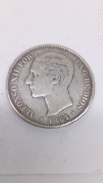 Reproductions Banknotes and Coins: Reproduccion de 5 pesetas 1881