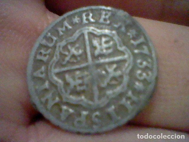 Reprodu&ccedil;&otilde;es notas e moedas: PASTELITOS ORTIZ MONEDA PROMOCIONAL HISPANIORUM REX 1733 MONEDAS BORBONES FELIPE V 1 REAL