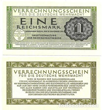 Reproducciones billetes y monedas: REPRODUCCION BILLETE. EINE REICHSMARK (ALEMANIA). COLECCI&Oacute;N EL MUNDO N&ordm; 4 - BILL-723