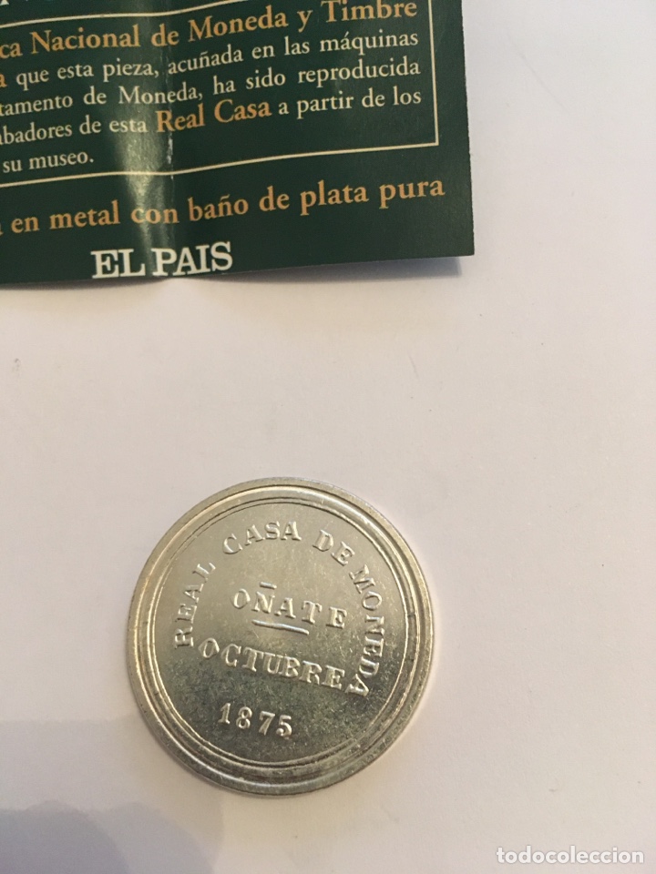 Reproducciones billetes y monedas: MONEDA CARLOS Vll - Foto 2